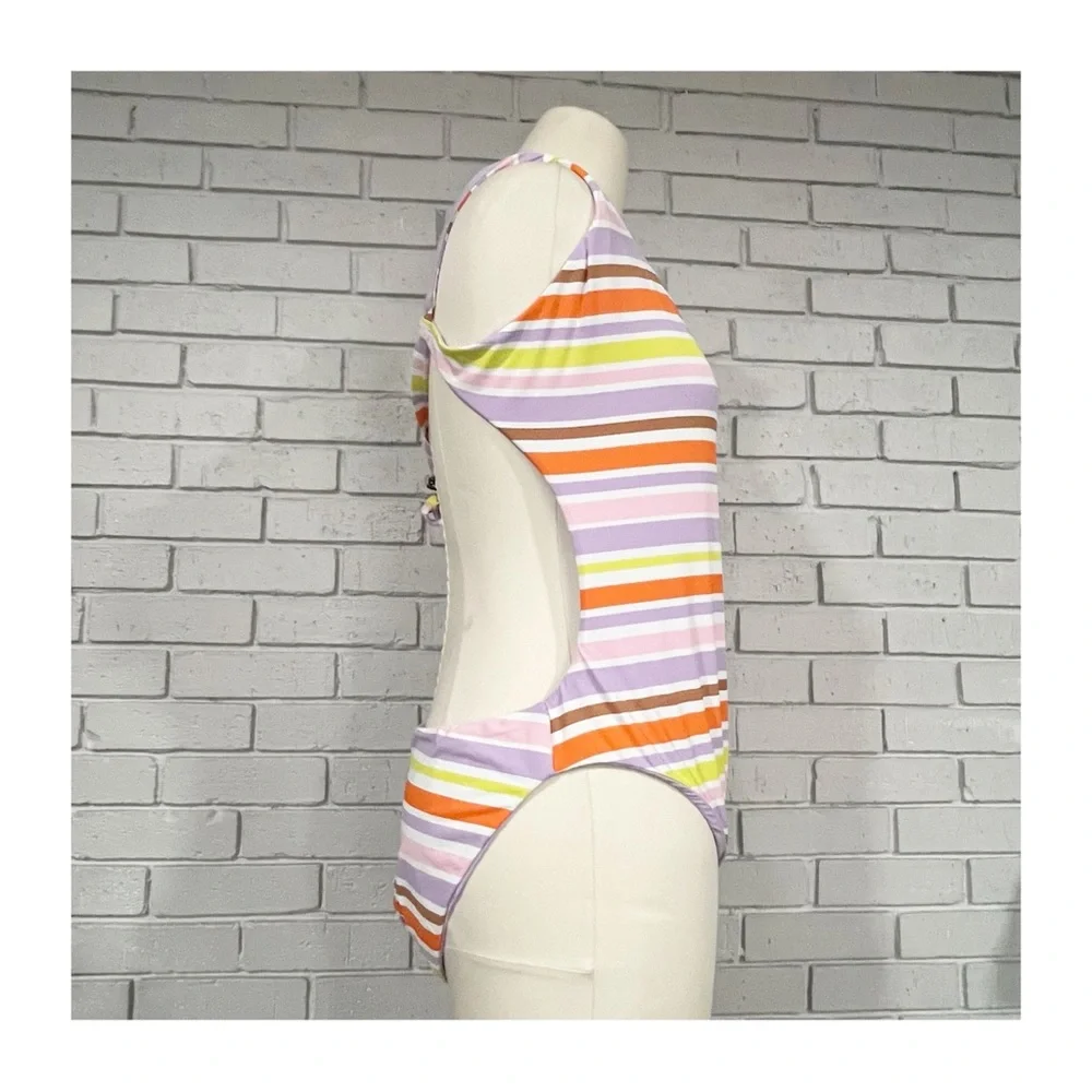 Roxy Surf Kind Kate Reversible Y2K One-Piece‎ Swimsuit